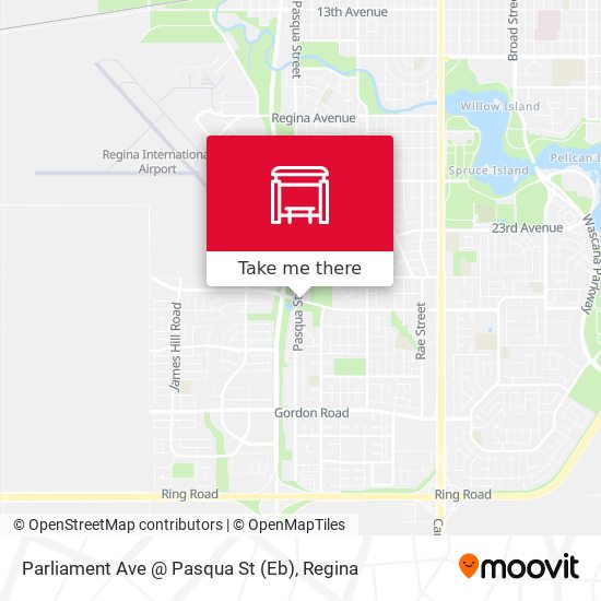 Parliament Ave @ Pasqua St (Eb) map