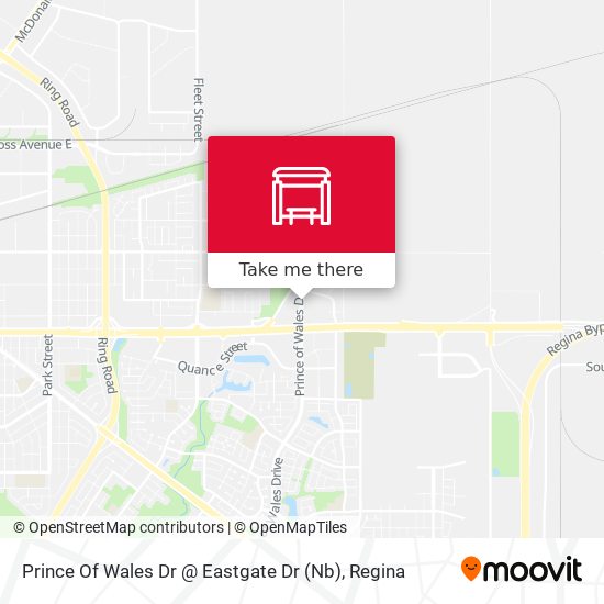 Prince Of Wales Dr @ Eastgate Dr (Nb) map