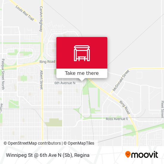 Winnipeg St @ 6th Ave N (Sb) plan