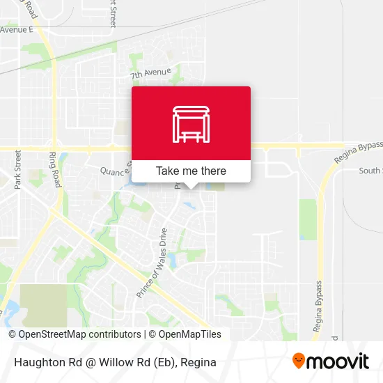 Haughton Rd @ Willow Rd (Eb) map