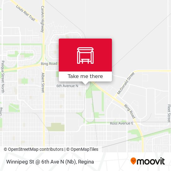 Winnipeg St @ 6th Ave N (Nb) map