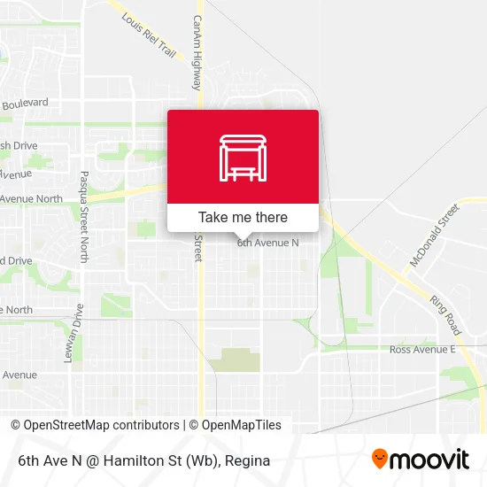 6th Ave N @ Hamilton St (Wb) map