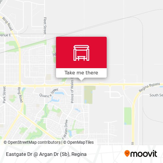 Eastgate Dr @ Argan Dr (Sb) map