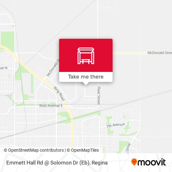 Emmett Hall Rd @ Solomon Dr (Eb) map