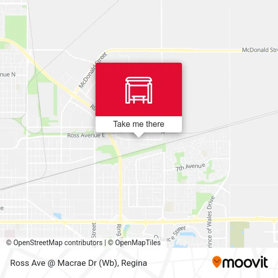 Ross Ave @ Macrae Dr (Wb) map