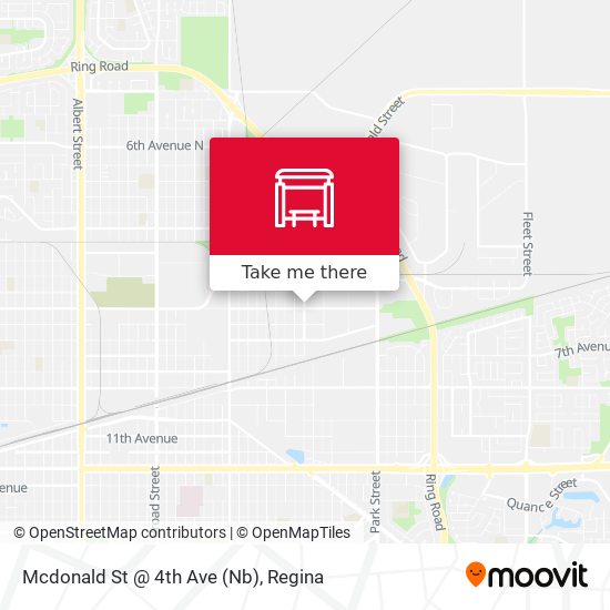 Mcdonald St @ 4th Ave (Nb) map