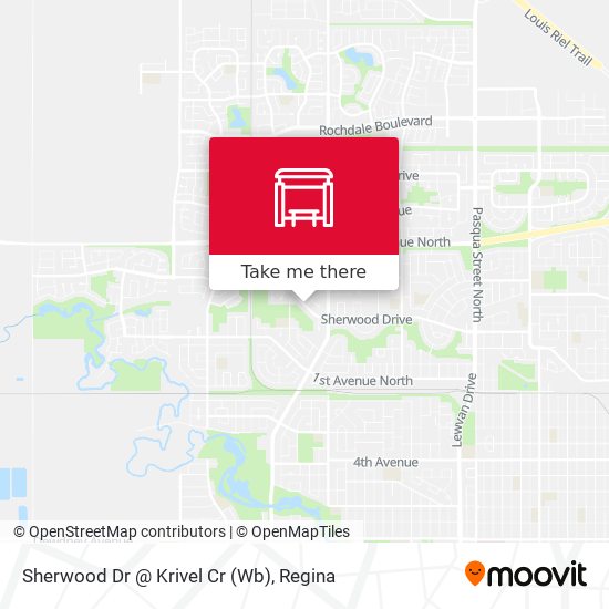 Sherwood Dr @ Krivel Cr (Wb) map