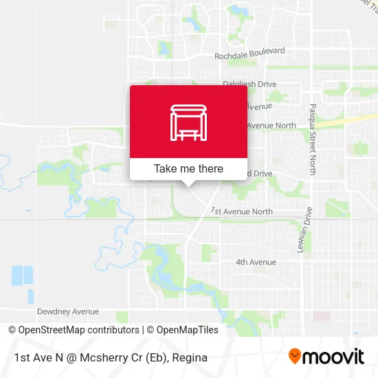 1st Ave N @ Mcsherry Cr (Eb) map