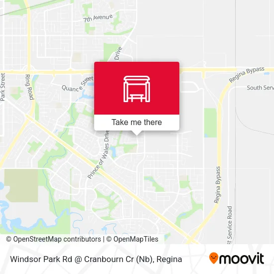 Windsor Park Rd @ Cranbourn Cr (Nb) map