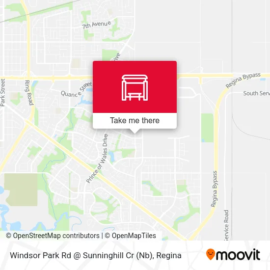 Windsor Park Rd @ Sunninghill Cr (Nb) map