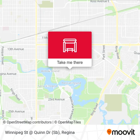 Winnipeg St @ Quinn Dr (Sb) map