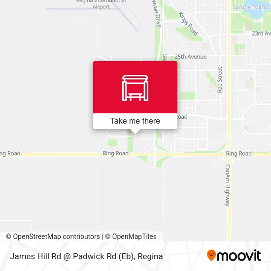 James Hill Rd @ Padwick Rd (Eb) map