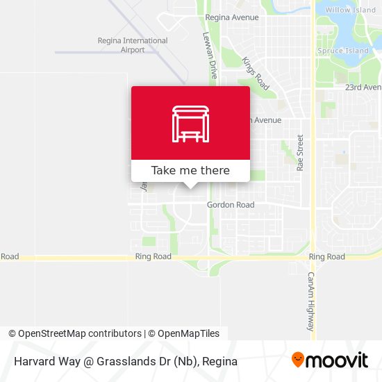 Harvard Way @ Grasslands Dr (Nb) map