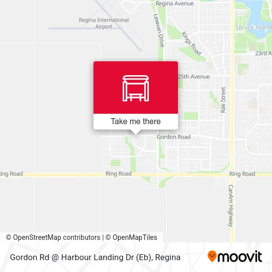 Gordon Rd @ Harbour Landing Dr (Eb) map