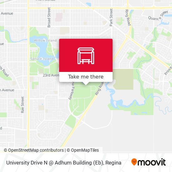 University Drive N @ Adhum Building (Eb) map