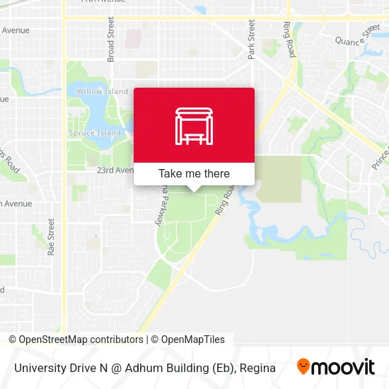 University Drive N @ Adhum Building (Eb) map