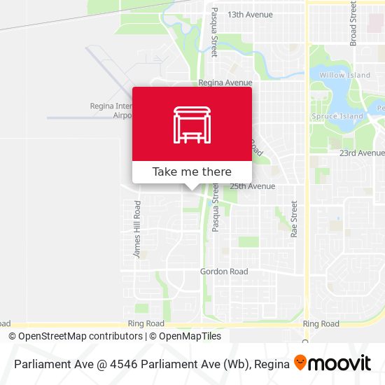 Parliament Ave @ 4546 Parliament Ave (Wb) map