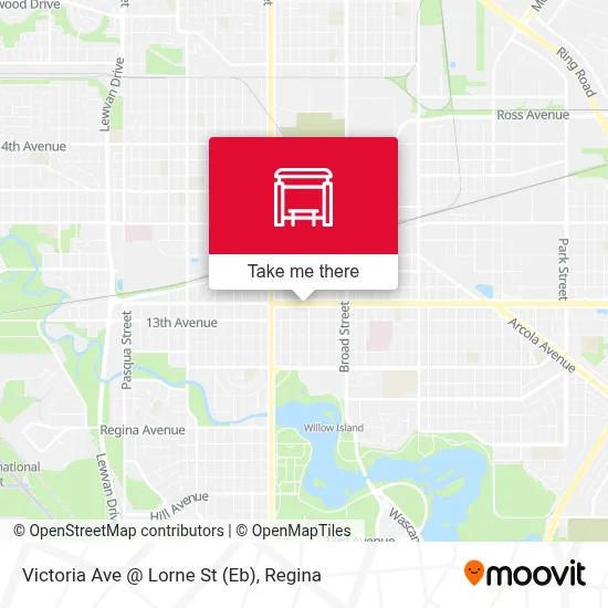 Victoria Ave @ Lorne St (Eb) map