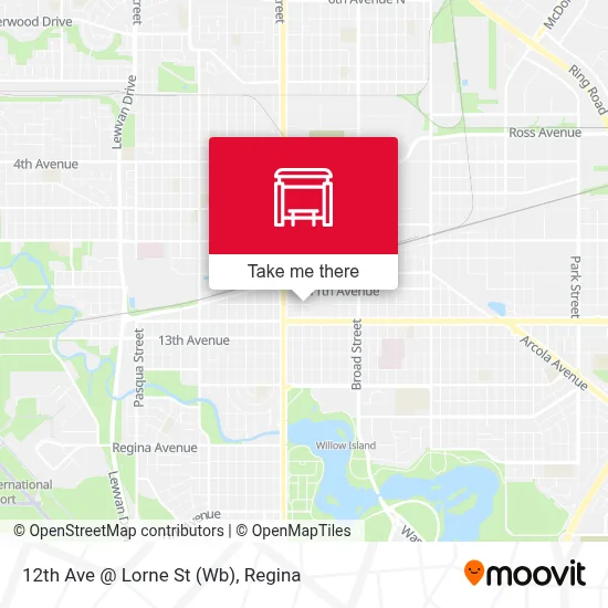 12th Ave @ Lorne St (Wb) map