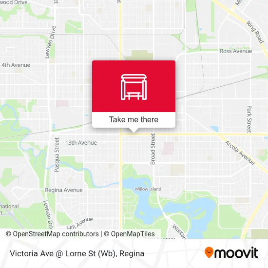 Victoria Ave @ Lorne St (Wb) map