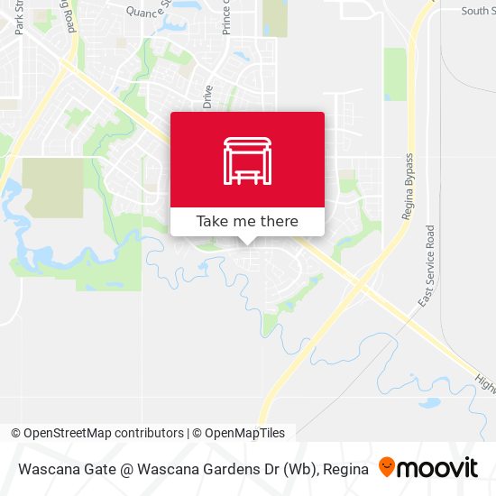 Wascana Gate @ Wascana Gardens Dr (Wb) map