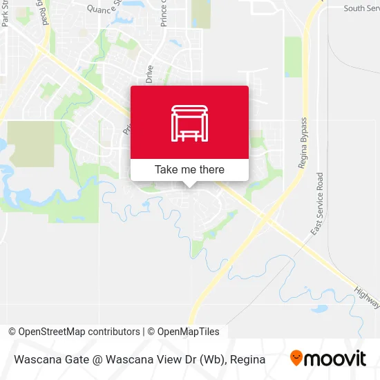 Wascana Gate @ Wascana View Dr (Wb) map
