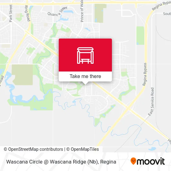 Wascana Circle @ Wascana Ridge (Nb) map