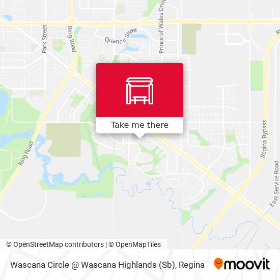 Wascana Circle @ Wascana Highlands (Sb) map