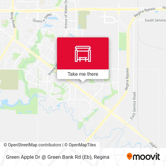 Green Apple Dr @ Green Bank Rd (Eb) map