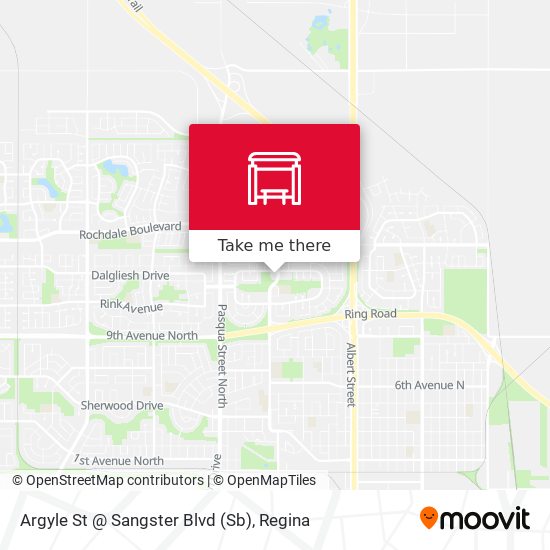 Argyle St @ Sangster Blvd (Sb) map