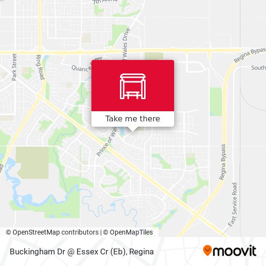 Buckingham Dr @ Essex Cr (Eb) map