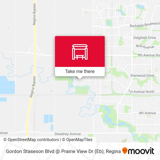 Gordon Staseson Blvd @ Prairie View Dr (Eb) map