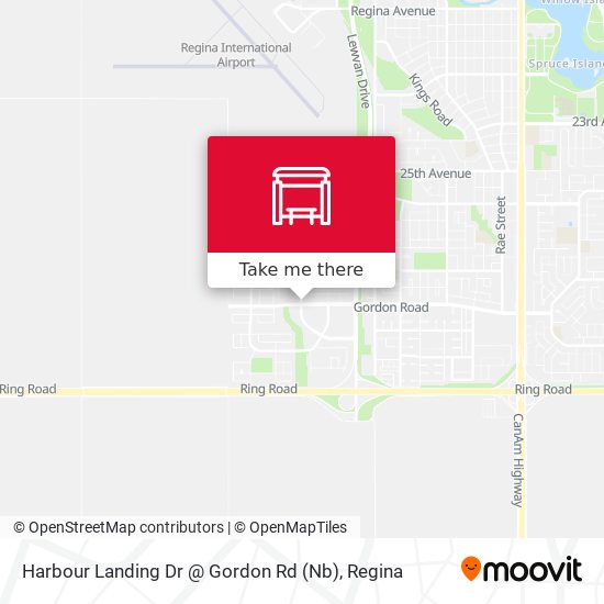 Harbour Landing Dr @ Gordon Rd (Nb) map