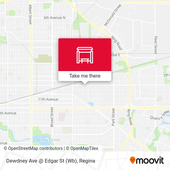 Dewdney Ave @ Edgar St (Wb) map