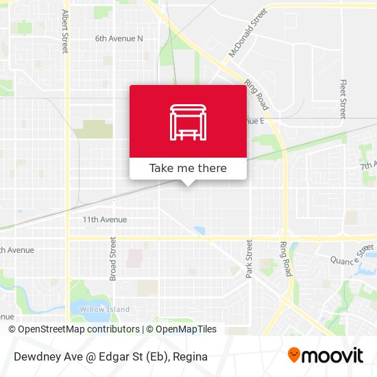 Dewdney Ave @ Edgar St (Eb) map