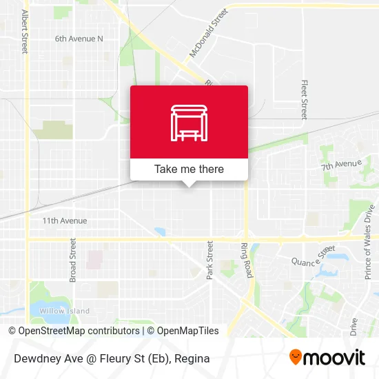 Dewdney Ave @ Fleury St (Eb) map