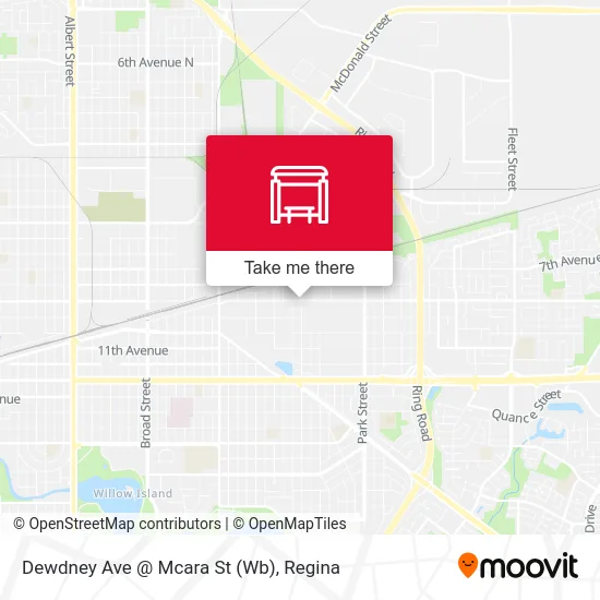 Dewdney Ave @ Mcara St (Wb) map