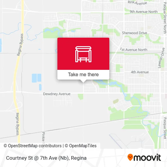 Courtney St @ 7th Ave (Nb) map