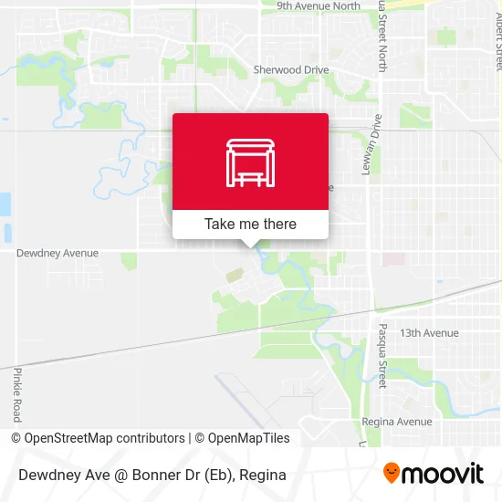 Dewdney Ave @ Bonner Dr (Eb) map