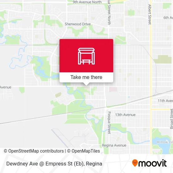 Dewdney Ave @ Empress St (Eb) map