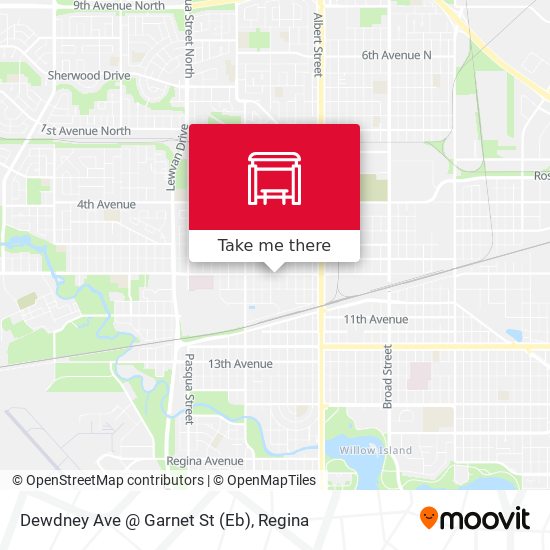 Dewdney Ave @ Garnet St (Eb) map