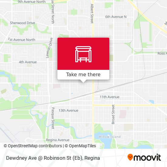 Dewdney Ave @ Robinson St (Eb) map