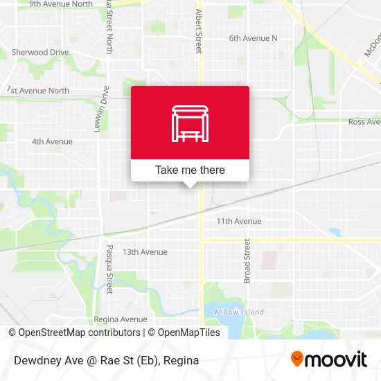 Dewdney Ave @ Rae St (Eb) map