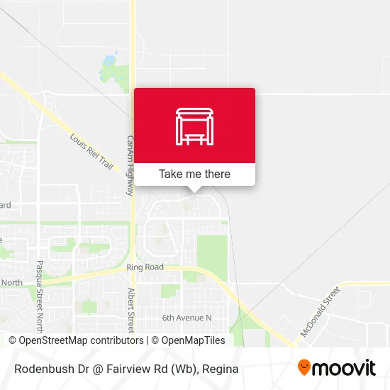 Rodenbush Dr @ Fairview Rd (Wb) map