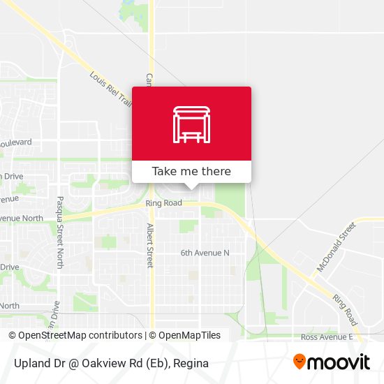 Upland Dr @ Oakview Rd (Eb) map