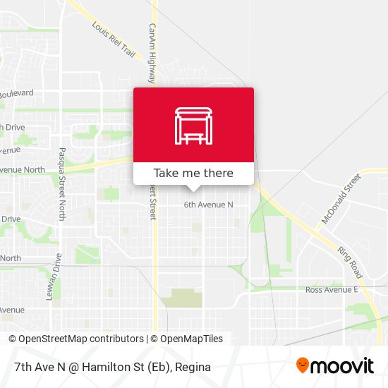 7th Ave N @ Hamilton St (Eb) map