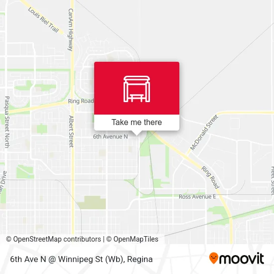6th Ave N @ Winnipeg St (Wb) map