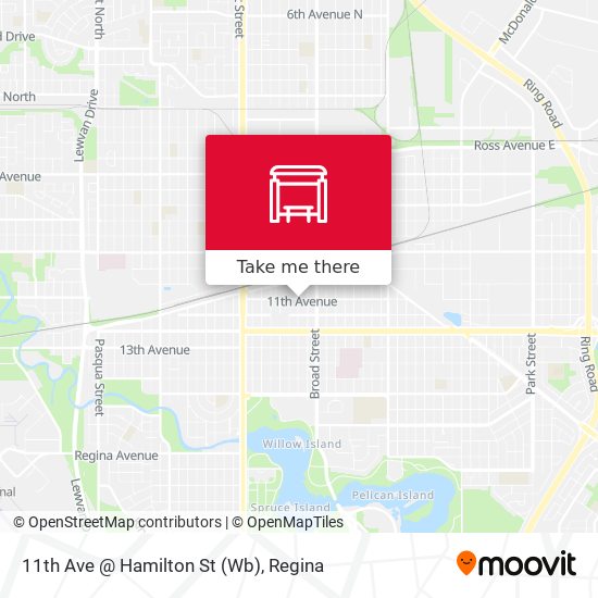 11th Ave @ Hamilton St (Wb) map