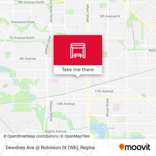 Dewdney Ave @ Robinson St (Wb) map