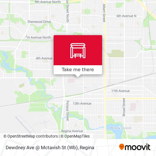 Dewdney Ave @ Mctavish St (Wb) map